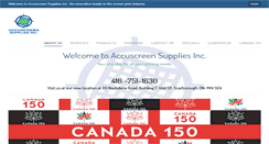Desktop Screenshot of accuscreen.ca