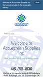 Mobile Screenshot of accuscreen.ca